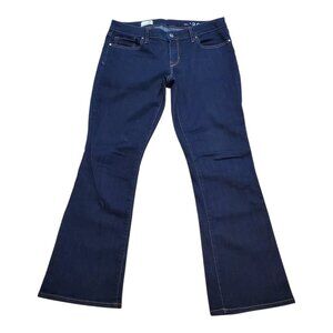 GAP 1969 Sexy Bootcut Jeans Petite Women's 5-Pocket Dark Wash Blue Jeans